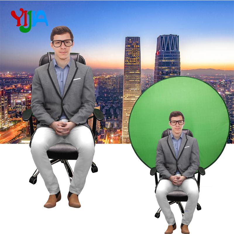 

Hot Sale Chair Portable Reversible Studio Collapsible Green Screen For Webcam Backdrop Photography Studio