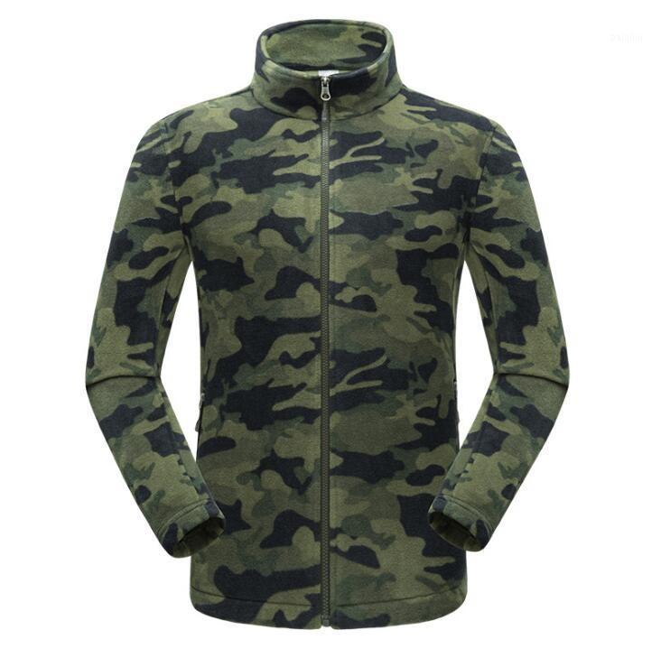 

Winter Ski Camouflage Fleece jackets for men Outdoor Sport Hiking camping Skiing fishing Windproof Thermal fleece coats -3XL1, Blue