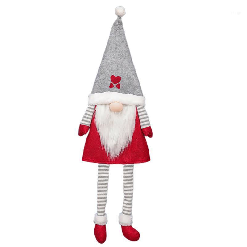 

Soft Party Decoration Christmas Tree Topper Festival Living Room Ornament With Hat Gift Holiday Santa Gnomes Home Pendant Cute1