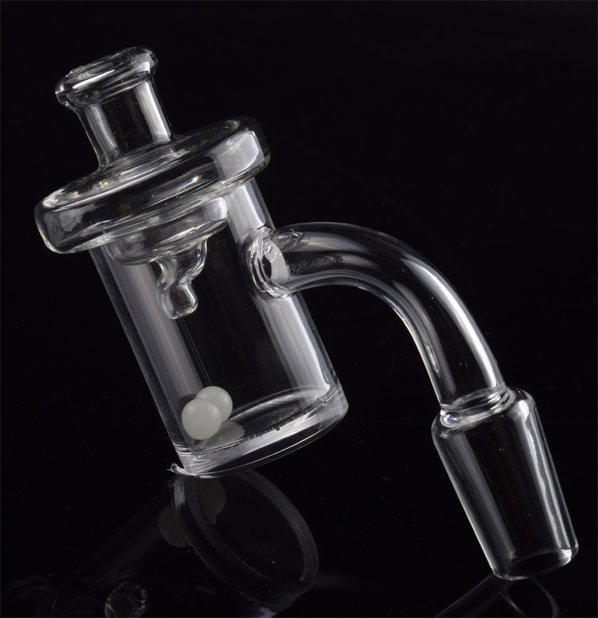 

New 4mm Bottom Flat Top Quartz Banger Nail 10mm 14mm 18mm Male Female UFO Carb Cap and Terp Pearl Ball For Dab Rigs
