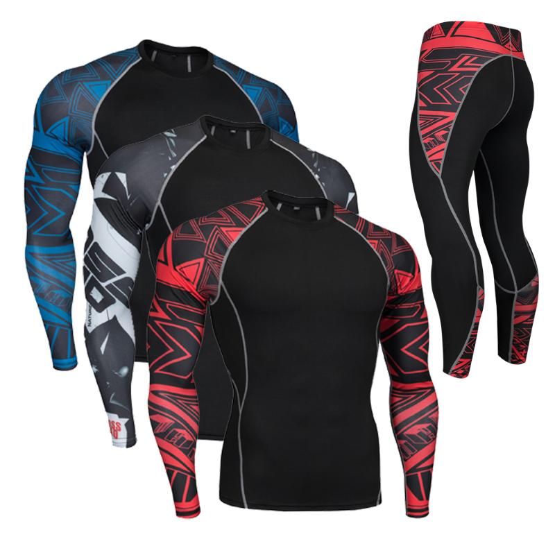 

Men Compression Tight Set Male Quick Dry Running Sports Trousers Gym Fitness Training Basketball Jogging Sportswear, Pink