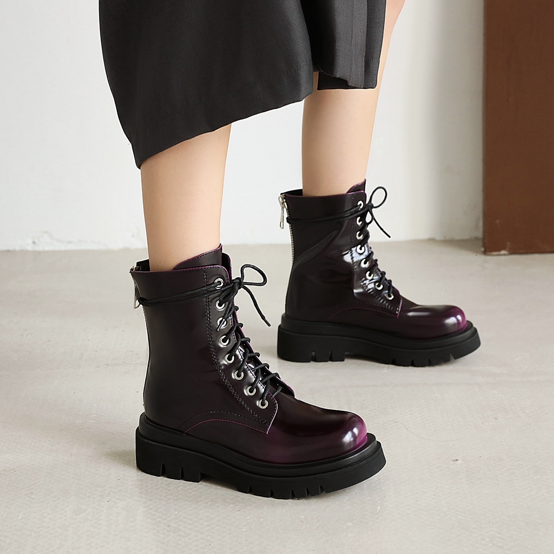 

2021 Women's Fine Fiber 22-25cm Autumn Length Fashion Short Boots and Versatile Essentials Travel 5AKN, Wine-winter