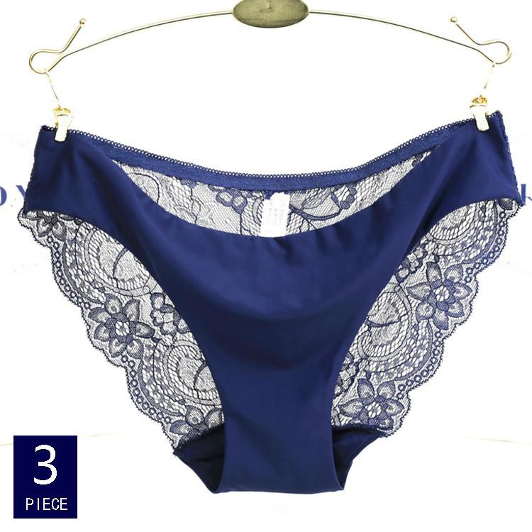 

sexy Women Underwear High Quality Women Panties Seamless Underwear Solid low-Rise Lingerie lingerie feminina, Rose red