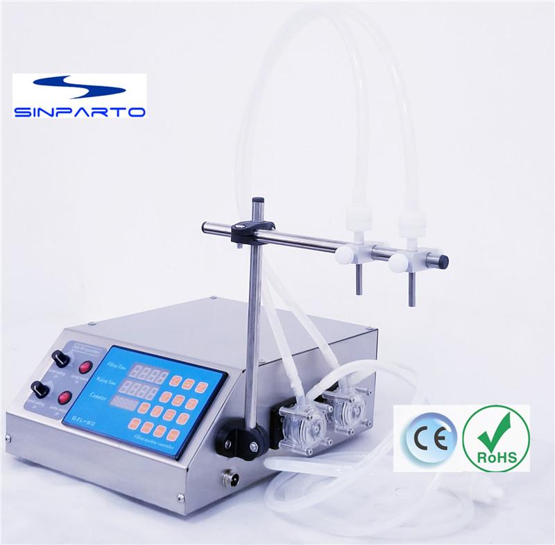 

Hot sale peristaltic pump filling machine 0.3-500ml/min with 2 heads liquid filler for perfumes, edible oil filling machine