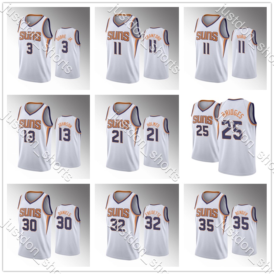 

Mens Booker 1 Rubio 11 Holmes 21 Dubre JR.3 Crawford 11 Fredette 32 Bender 35 Bridges 25 Daniels 30 Hot Press City New Edition Jerseys, Shows