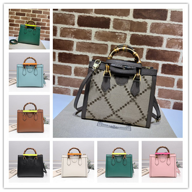 

Best Quality Designer Luxury brown leather DIANA SMALL Tote Handle Bag 660195 Size 27*24*11cm KDS6