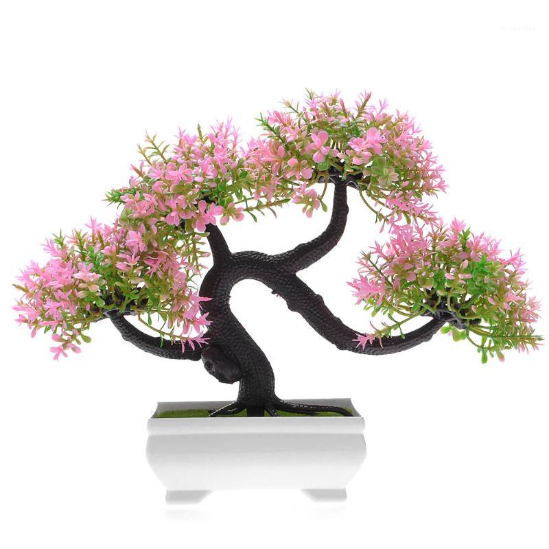 

Topiary Mini Artificial Tree Plant Pot Home Decor Garden Accessories For House Plastic Fashion1, Green