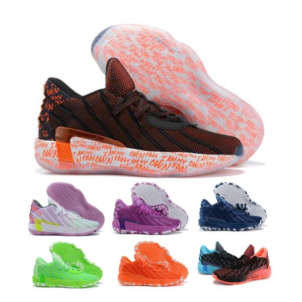 Cool Lillard Dame 7 Mens Signature Basketball Shoes 7s Solar Green Red Grey Man 2020 New Arrival Athletic Tennis Trainers Sneakers