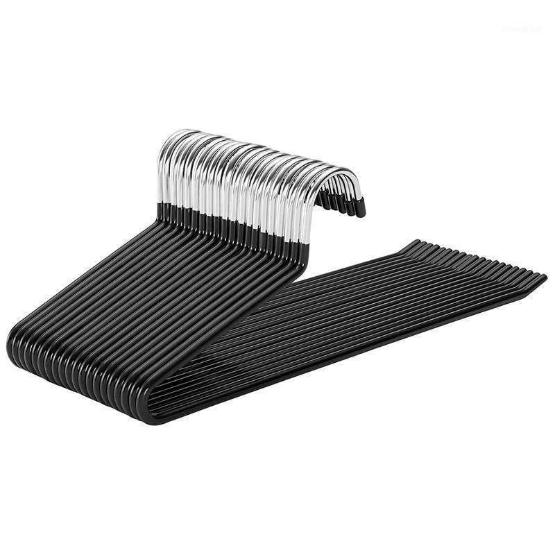 

Hangers & Racks Metal Coat Hangers, 20 Pieces, Trouser Made Of Ã 5 Mm Wire, Coated With Pvc Plastic, Non-Slip, 35cm, Black