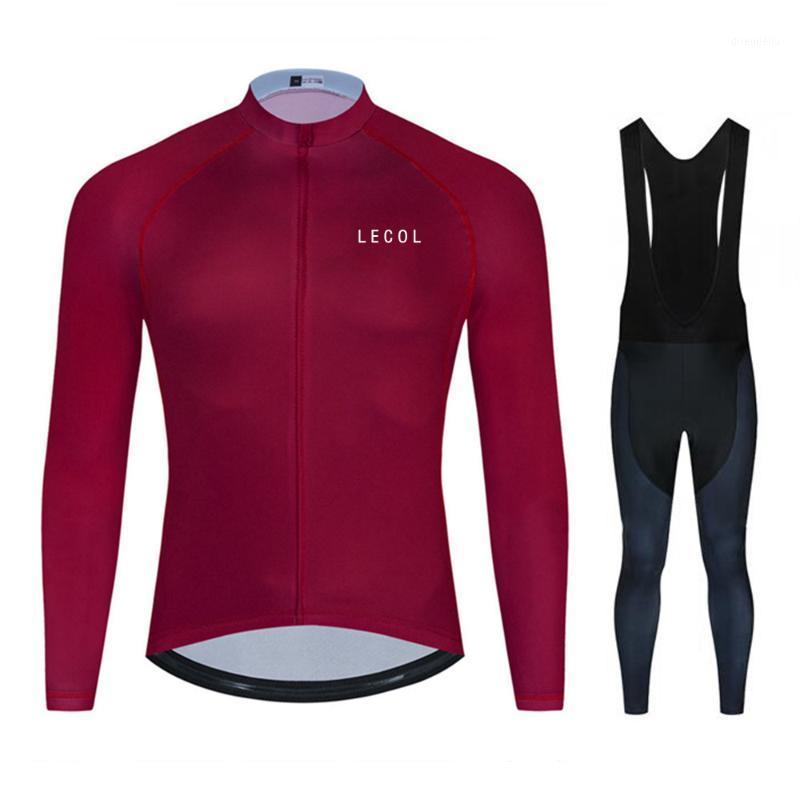 

LECOL 2020 Breathable Long Sleeve Cycling Set Mountain Bike Clothing Autumn Bicycle Jerseys Clothes Maillot Ropa Ciclismo1