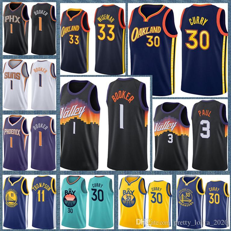 

Stephen 30 Curry James 33 Wiseman Golden State Warriors Jerseys Chris 3 Paul Devin 1 Booker Charles 34 Barkley Basketball Jersey, Retro jesey(taiyang)