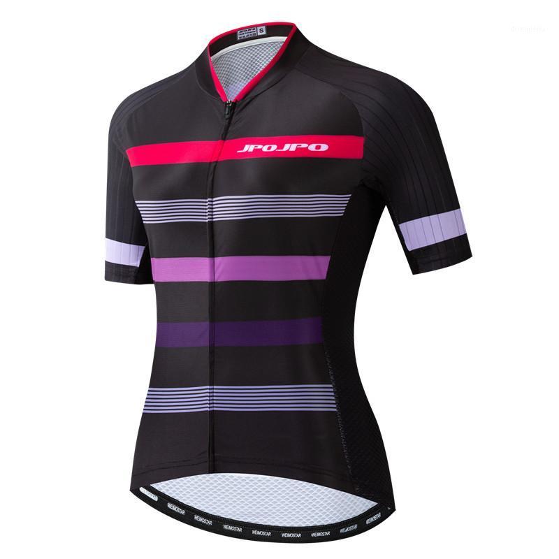 

JPOJPO Top Quality Women Cycling Jersey 2020 Pro Team Cycling Clothing Breathable Bicycle Shirt Anti-UV mtb Bike Jersey Clothes1, Color 1