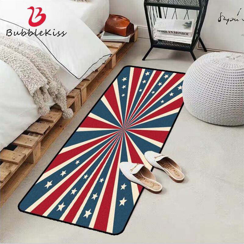 

Cushion/Decorative Pillow Bubble Kiss Modern Carpet Classic Blue White Red British Flag Kitchen Mat Long Floor Door Area Rugs Anti-Slip