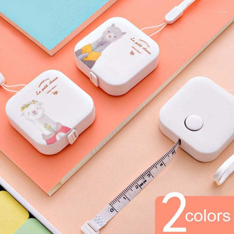 

Children Height Ruler Centimeter Inch Roll Tape Alpaca Tape Measure Portable Retractable Ruler Girls Gifts Leather1