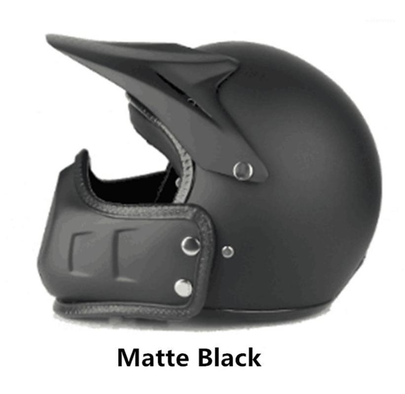 

motocross casco moto vintage motorcycle helmet jet capacetes de motociclista off road cascos para moto thompson modular casco1, Matte black