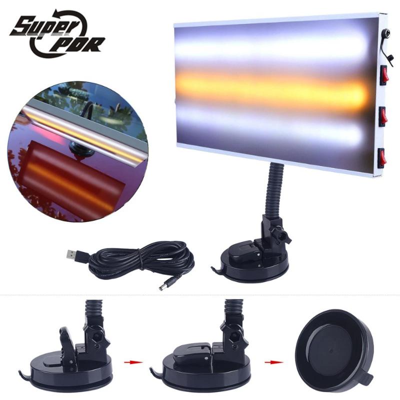 

Super PDR LED Aluminum Alloy Light Led Stripe Line Board Paintless Dent Removal Repair Tools Ajustment Holder Light