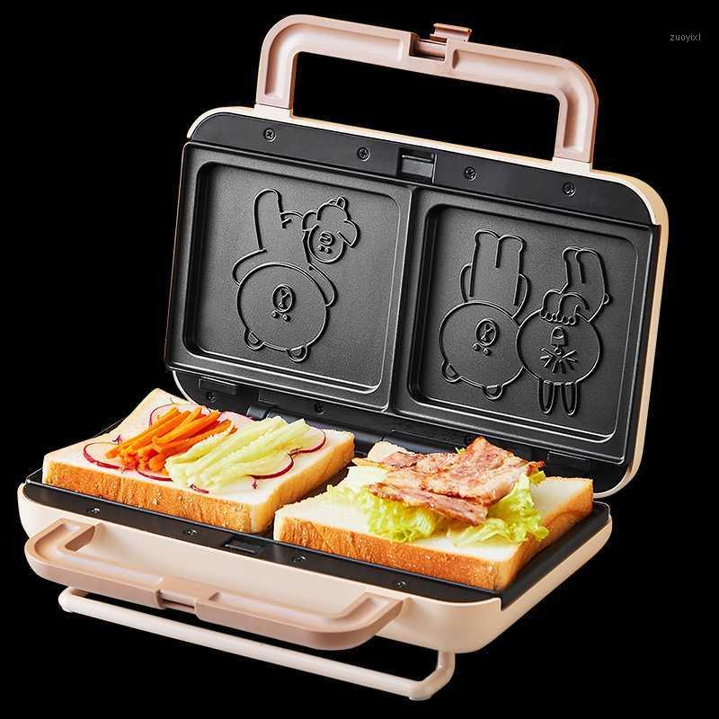

220V 900W Household Electric Waffle Machine Sandwich Breakfast Baking Machine Multi Toaster Non-stick Cake Baker EU/AU/UK/US1