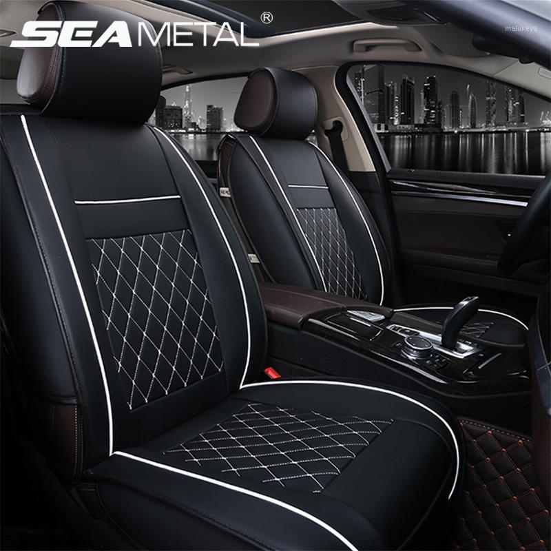 

Universal Car Seat Cover Set Accessories Fit Most Cars Car Styling Covers Pads With Tire Track Detail Mats Auto Seats Protector1