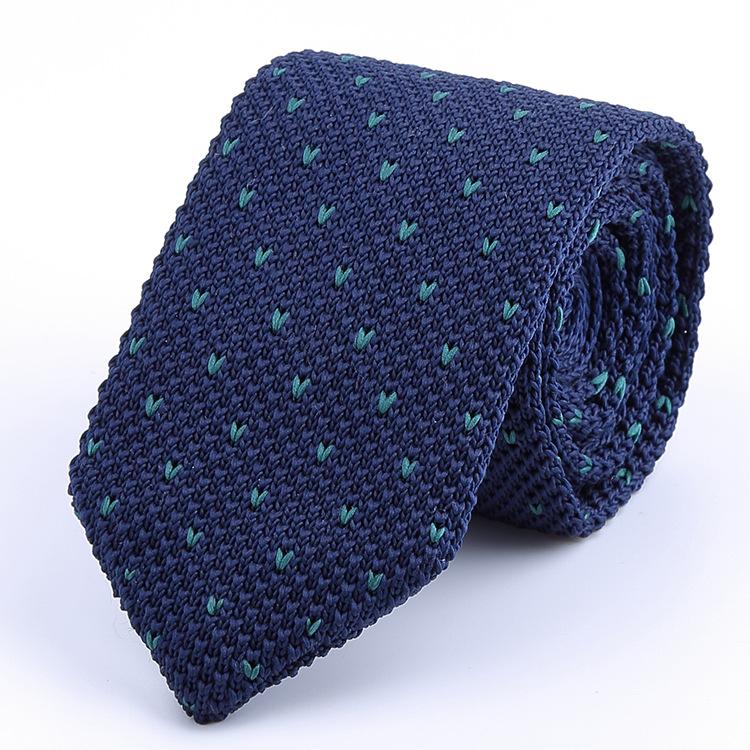 

Neck Ties Sitonjwly Knitted Tie Solid Color Polka Dots Knit For Men Woven Cravat Wedding Party Groom Knitting Neckties Accessory