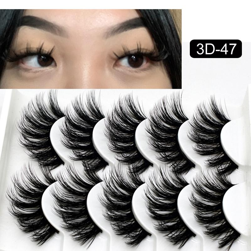 

3D Mink Fluffy Lash Strips Volume Eyelash Extension Wholesale Wispy Long Thick 15mm Magnetic Mink Lashes Beauty Eye Make Up Tool