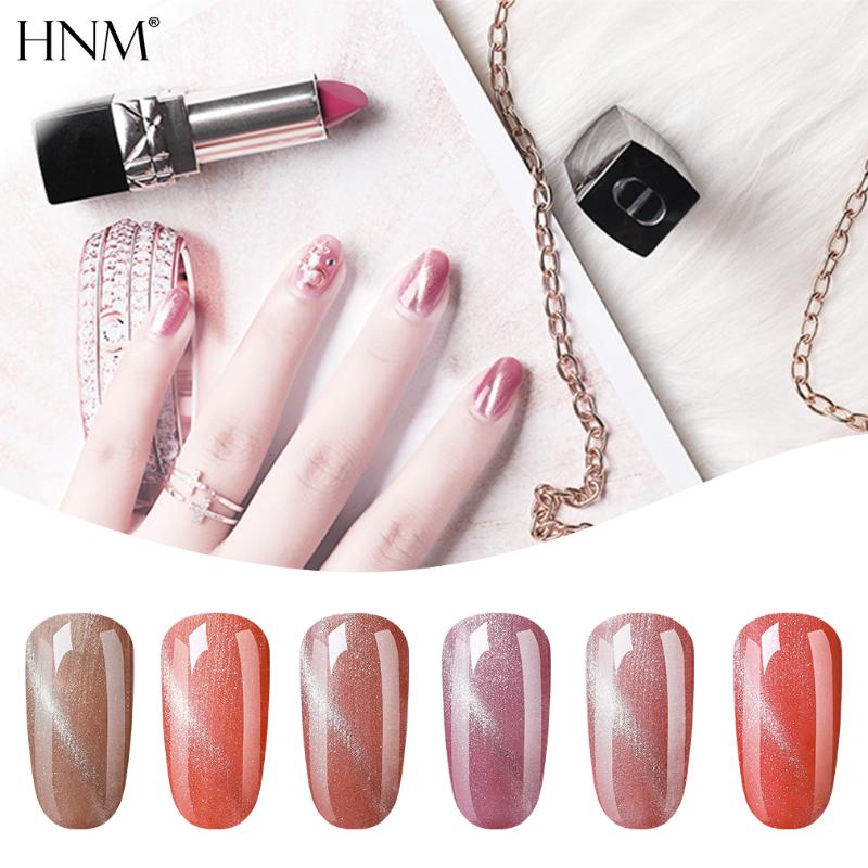 

HNM New Pink Cat Eyes Magnet UV Gel Polish Varnish Soak-off LED Lamp Paint Cat's Eyes Hybrid Varnish Lucky Vernis Gellak Lacquer, 01