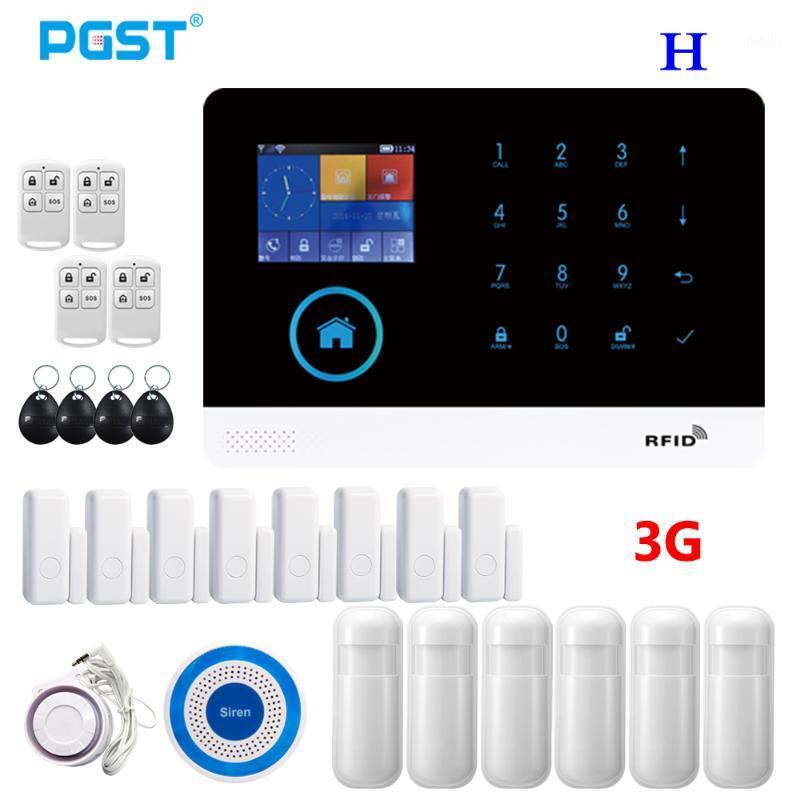 

PGST WIFI /3G Dual Model Home Burglar Security Alarm System APP Control with Motion Detector Door Sensor Wireless Siren1