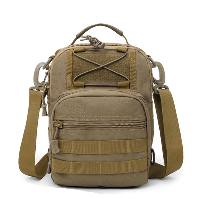 

Outdoor Climbing Men Tactical Chest Bag Camouflage Crossbody Bag Wearproof Molle Shoulder For Hiking Equipment, 06
