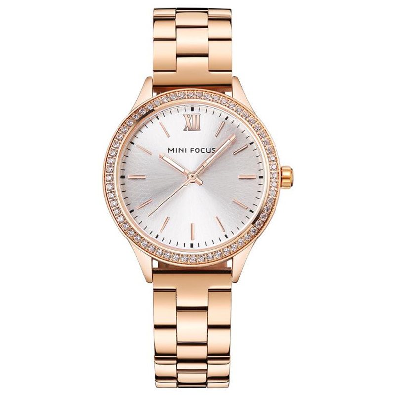 

Fashion Women Watch Japan Quartz Design Waterproof Rose Gold Stainless Steel Mesh Lady watches relogio feminino, Slivery;brown