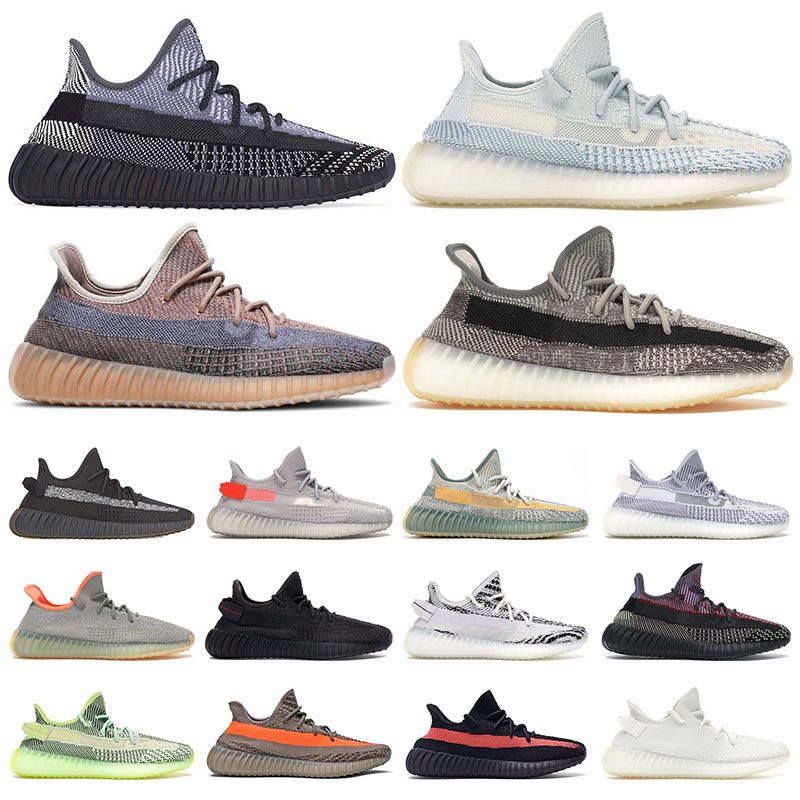 

kanye west zyon men women sneakers Static Reflective Cloud White Tail Light desert sage yecheil Cinder womens sports trainers, 13 linen