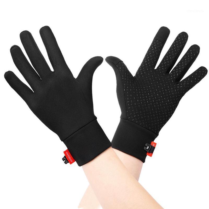 

Touch screen outdoor sports gloves Men and women's winter warm running gloves Cycling compression windproof1, As pic