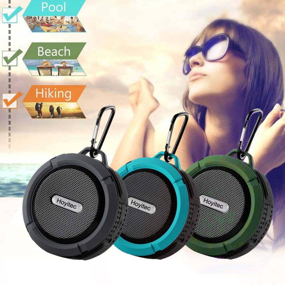 

Waterproof C6 Bluetooth Speaker Portable Mini Stereo Handsfree Suction Cup Hook Up Outdoor Sport Shower Wireless Subwoofer