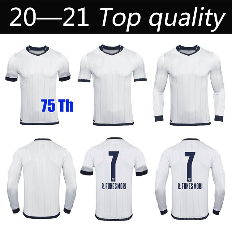

2020 2021 Mexico LIGA 75th limited edition Monterrey soccer jerseys 20 21 Rayados Monterey D.PABON R.FUNES MORI football shirt size S-XXL, Black