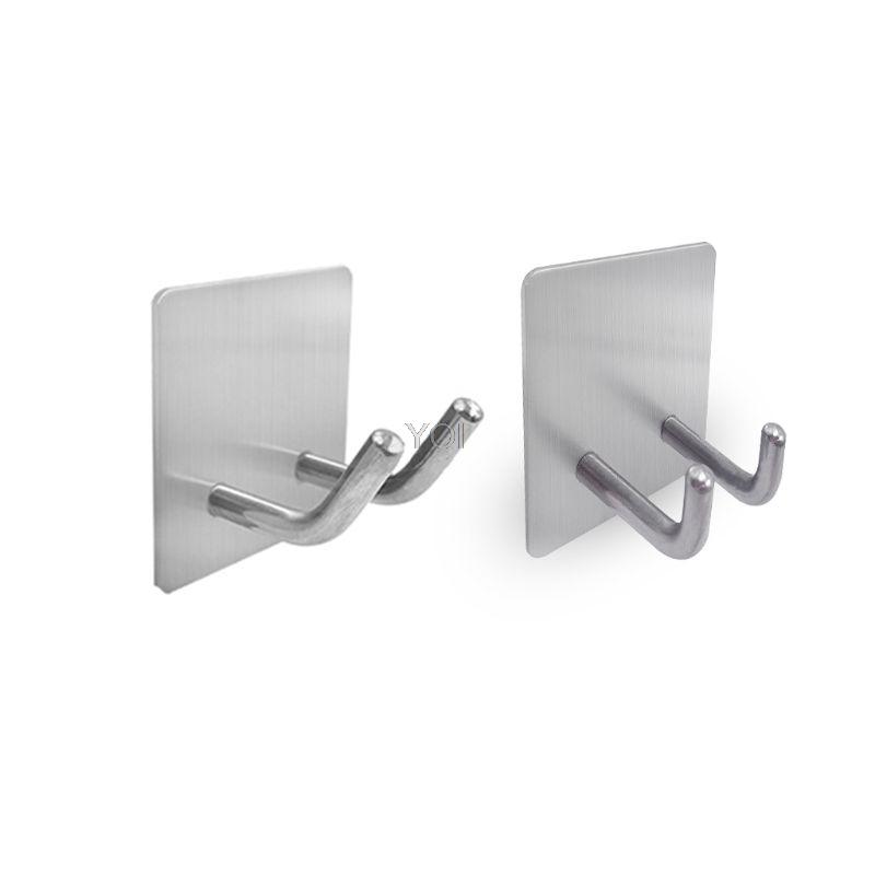 

Plug Razor Holder Self Adhesive Hook Wall Hanger Stainless Steel For Shower Bathroom Kitchen Utensils Towel