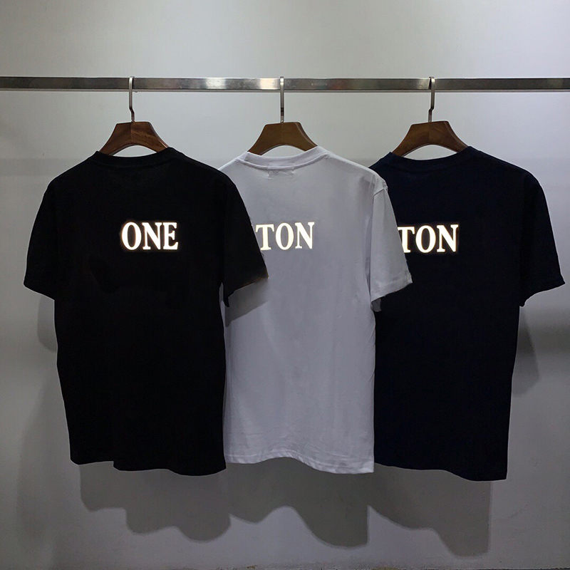

Fashion Mens T Shirt Summer T Shirts High Quality badges Reflective T Shirts Hip Hop Men Women Stylist Short Sleeve Tees Sizes: M-XXL, White
