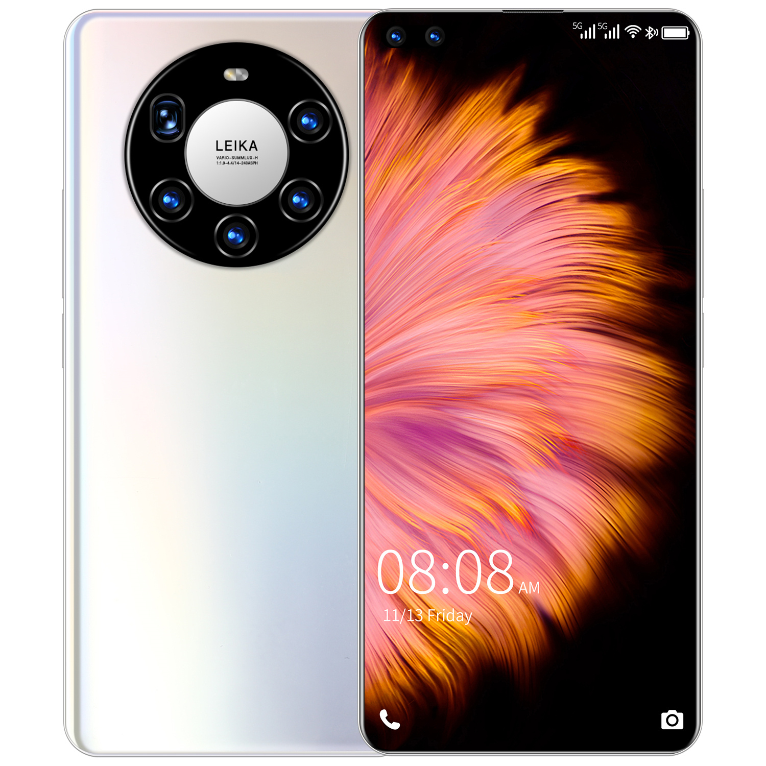 HOT MATE40PRO Smart phone 7.3inch Cellphone Dual SIM Camera 5G 4G Cell Mobile SmartPhone Face Unlock 16GB 512GB-image-755681931