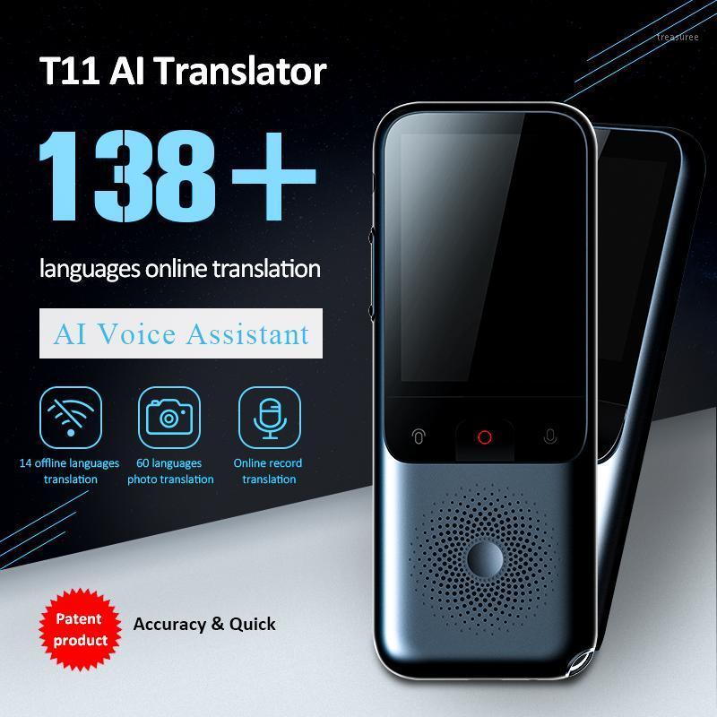 

2020 New T11 Portable Audio Translator 138 Language Smart Translator Offline In Real Time Smart Voice AI Voice Photo1