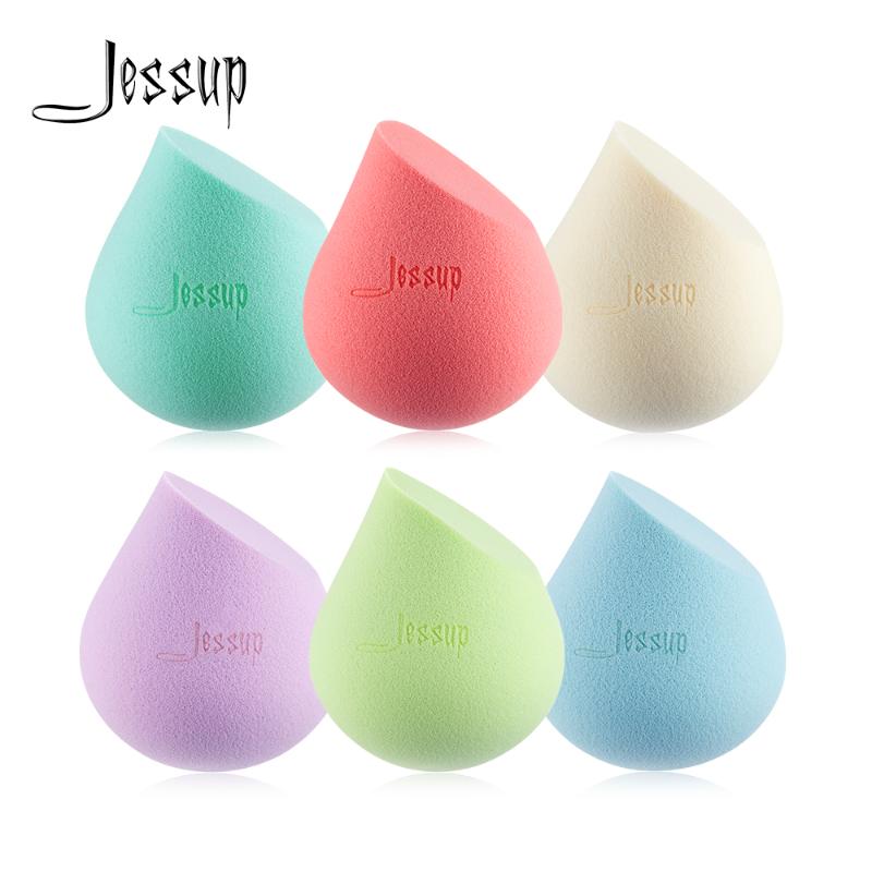 

New Jessup Makeup Sponge Set Foundation Cosmetic Puff Sponges Blending Concealer Powder Soft Make Up Beauty Tools 3pcs/6pcs