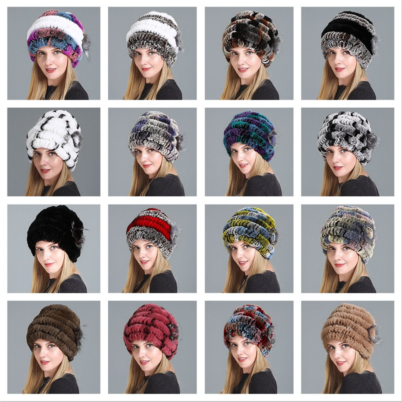 

Inverno 2021 pele feminina, espiral cabelo coelho, pelcia quente engrossado, bon de neve, chapu russo, Colour23
