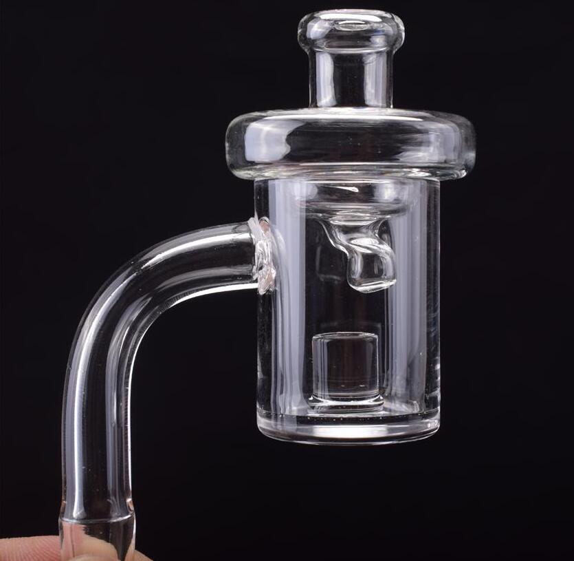 

25mmXL Flat Top Quartz Core Banger 10mm 14mm 18mm 45/90 Male Female Quartz Thermal Bangers Nails With Carb Cap For Glass Bongs