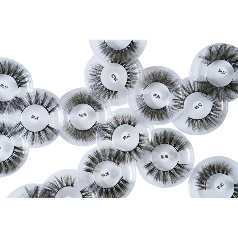 

Wholesale Mink Lashes bulk 3d mink lashes accessories eyelashes natural individual eyelashes bulk fluffy