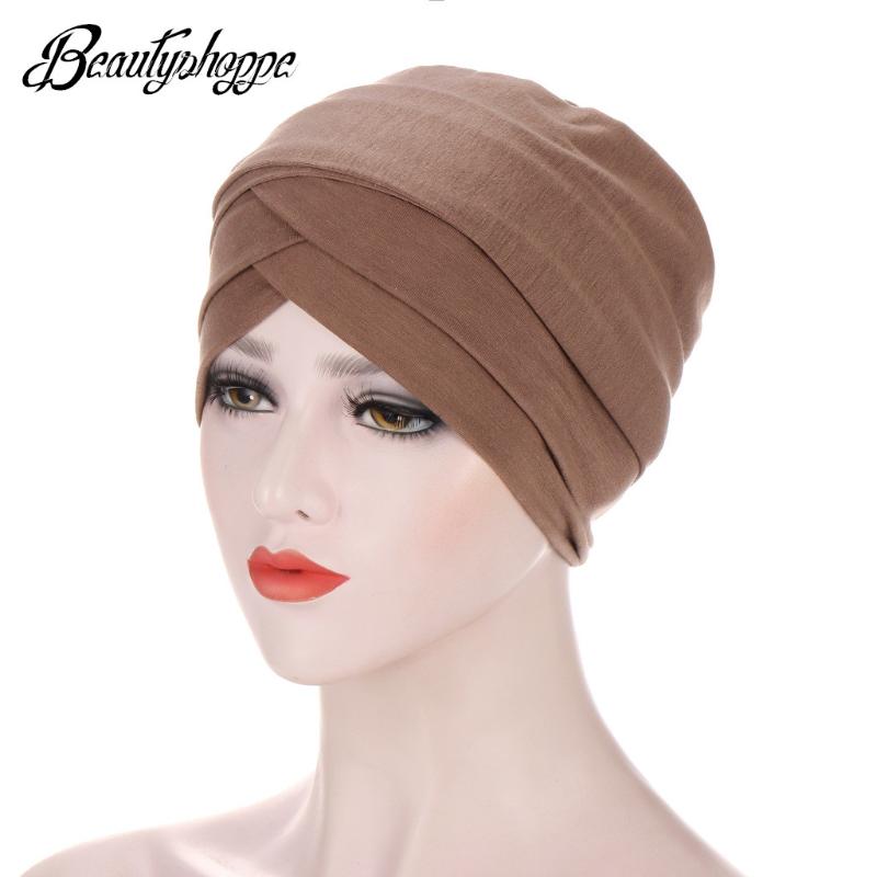 

Muslim Cotton Instant Hijab Long Tail Scarf for women femme musulman Underscarf Cap Islamic Headscarf Wrap head Scarves, Black