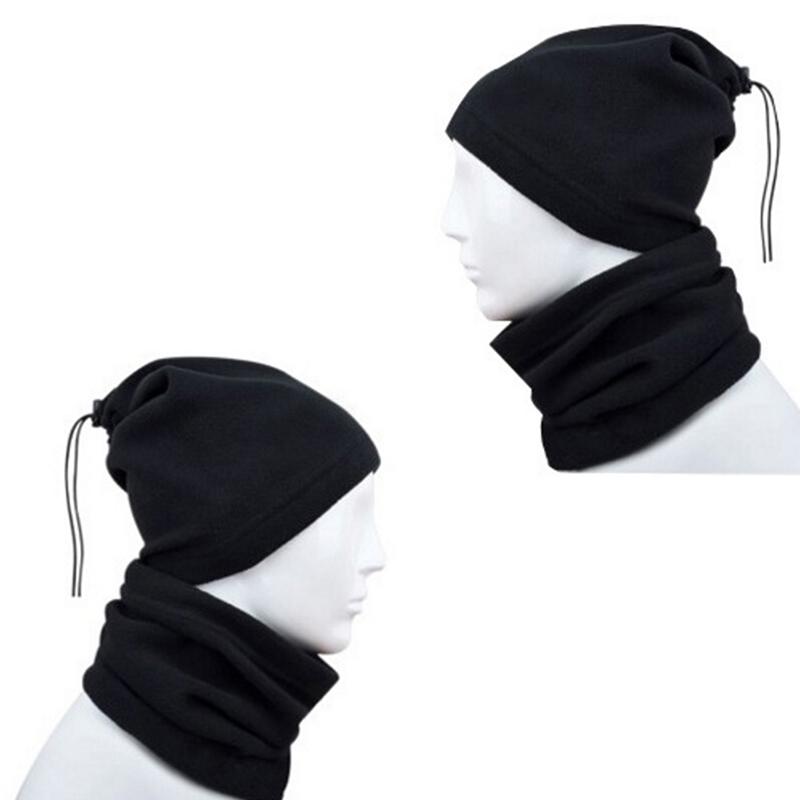 

Cycling Caps & Masks 4 In 1 Scarf Winter Unisex Women Men Black Sports Warm Thermal Snood Neck Warmer Face Mask Beanie Hats Wear Collar