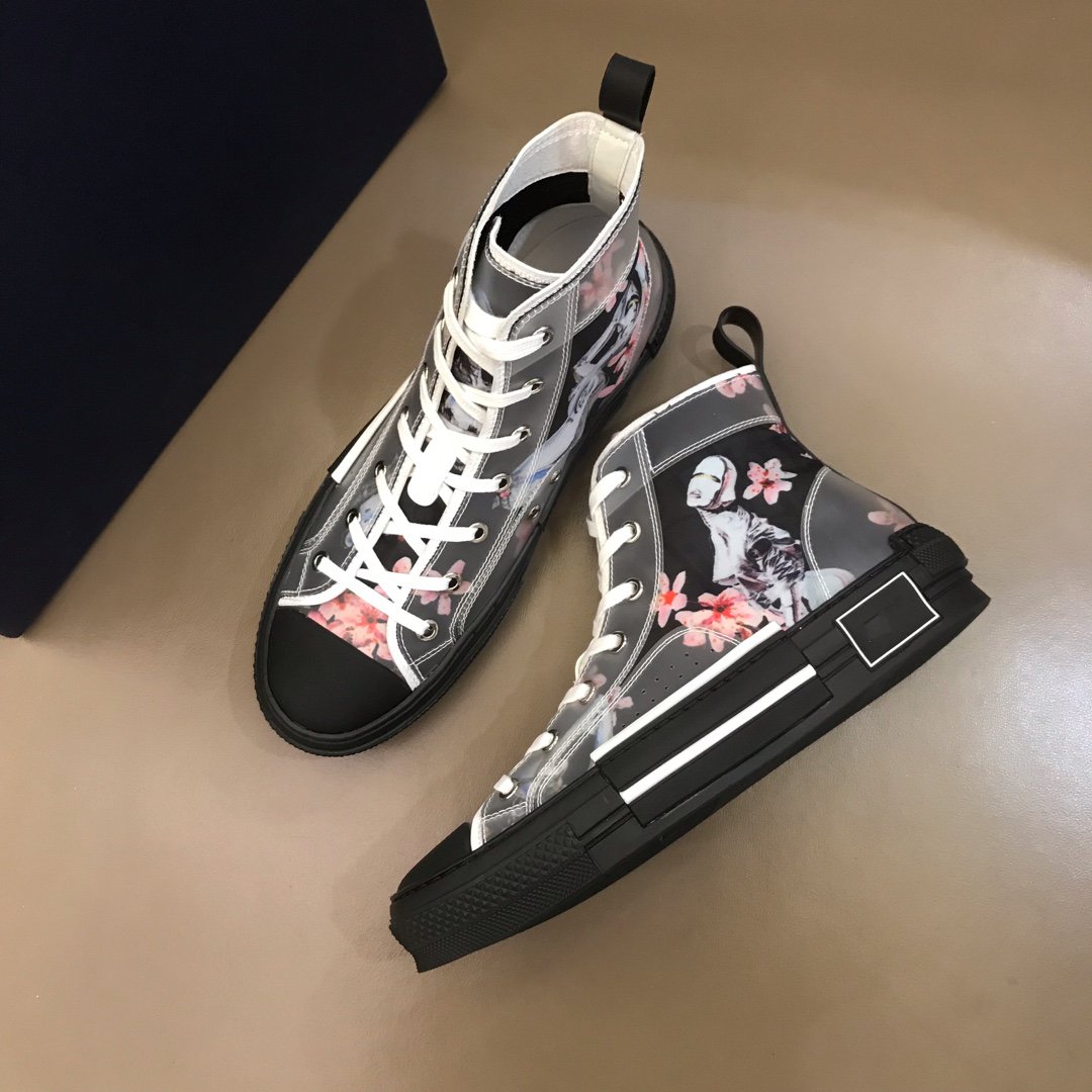 

Wholesale top quality men women Casual shoes beautiful fashion Multicolor Gradient Technical Fabric High for Size 36-45