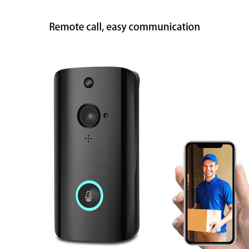 

M9 Smart WiFi Video Doorbell Camera IP Door Bell Wireless Home Visual Intercom Chime Night vision APP Control Security Camera