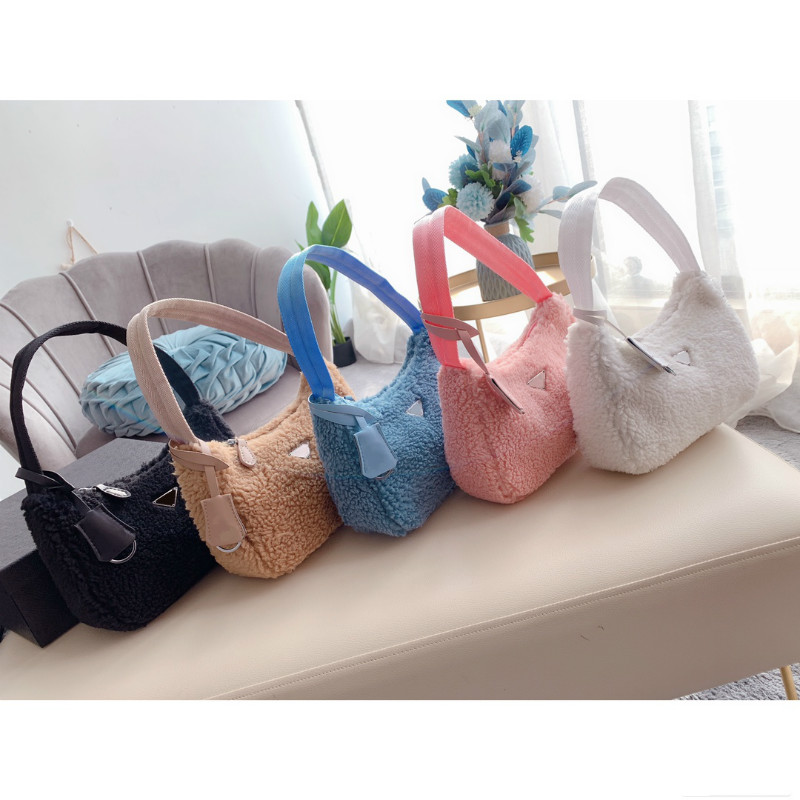 

Women Shoulder Bag Hobos Designers Bags 2020 Hot Sold Baguettes Fashion Handbags Lady Girls Underarm Bag Cute Multiple Colors Small (24cm), P13-white