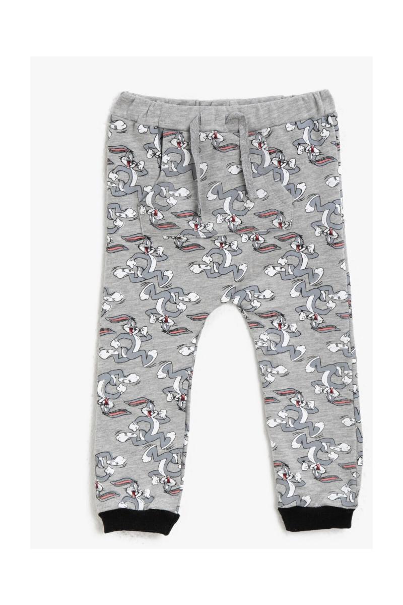 

Koton Kids Gray Pattern Male Baby Sweatpants, Gray textured/04f
