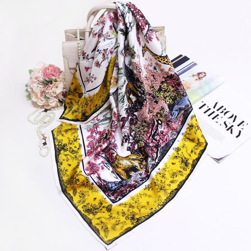 

Fashion silk twill scarf hand-rolled silk scarf large square fashion shawl women