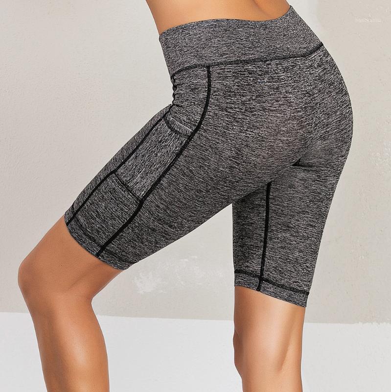 

Fitness Yoga Running Quick Dry Tight Hip Quick Dry Gray Shorts Spandex Shorts Compression Women Fitness Clothes1, Dark gray
