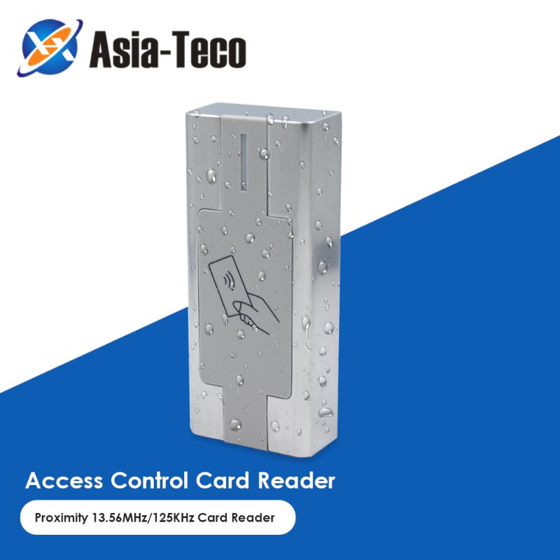 

IP67 Waterproof Metal RFID Access Control Reader 13.56MHz Smart card reader with Wiegand 26/34 Door Access Control System HID