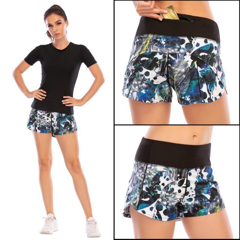 

Blue Print Sportswear Running Shorts Women Gym Leggings Sport Running Shorts Biker Casual Fitness Clothing Workout Yoga Short, 12018